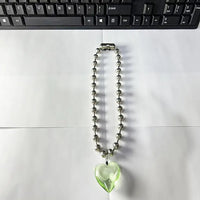 Collier de perles 1cm (35mm) Vert