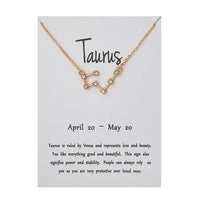 Chaîne en or Taurus White Card