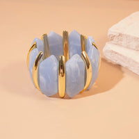 68# Bracelet-Gold/1.3*1.1cm-Blue
