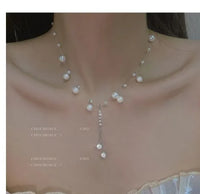 Collier de perles enfilées