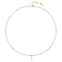 I (with Pearl Necklace)