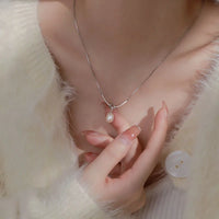 Collier perles Bends and Hitches-X1355 Argent