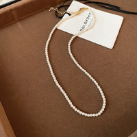 24# Necklace. White-3mm