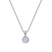 White chalcedony necklace