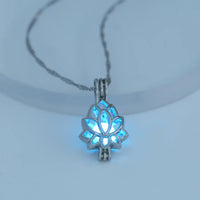 Ny055 Blue Green Lotus