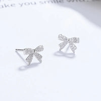 Couleur Or Blanc (avec prise en argent)/8*8mm