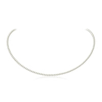 Collier de perles 4mm [Acier Titane Inaltérable]