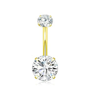 Golden White and round