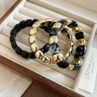 Bracelet-black (three-piece Set)