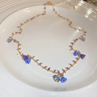8# Collier-Fleur-Violette