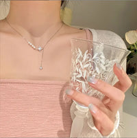 Pearl star necklace