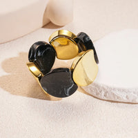 18# Bracelet-Gold/1.3*1.1cm-Black