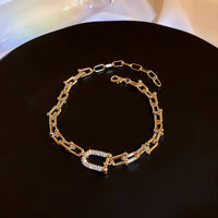 10.Bracelet à boucle en U
