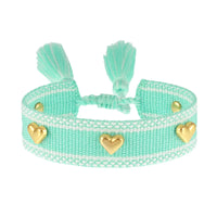 125-Golden Love Nail