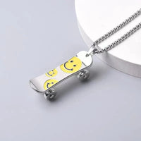Smile Scooter-Titanium Steel Necklace 70cm