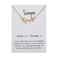 Scorpion Carte Blanche Chaîne en or