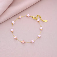 Bracelet rose clair