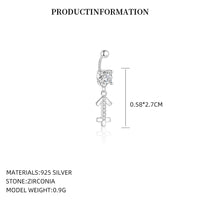 E6087_White Zirconium_Platinum Plated_Single_Sagittarius