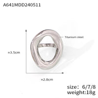 Steel Large Ring